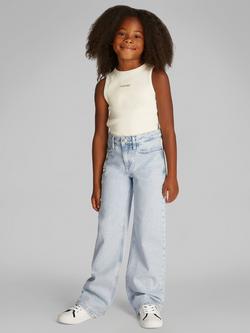 Calvin Klein Wide Leg Jeans, Clean Sky Blue, Clean Sky Blue