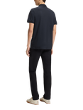 HUGO BOSS BOSS Half Zip Cotton Blend Polo Shirt