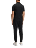 BOSS Logo Print Cotton Blend Polo Shirt