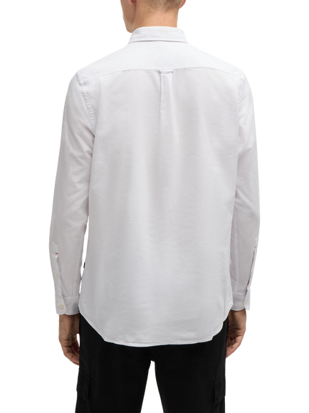 BOSS Cotton Regular Fit Shirt - view 2, White