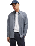 BOSS Cotton Regular Fit Shirt, Navy