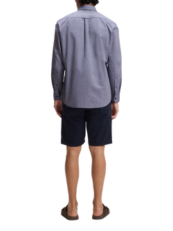 BOSS Cotton Regular Fit Shirt - view 2, Navy