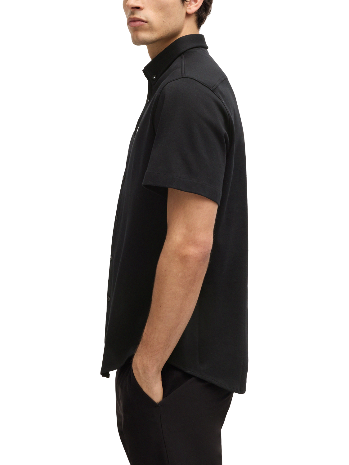 Product image 6 of 6, which shows HUGO BOSS BOSS Jersey Shirt, Black, L