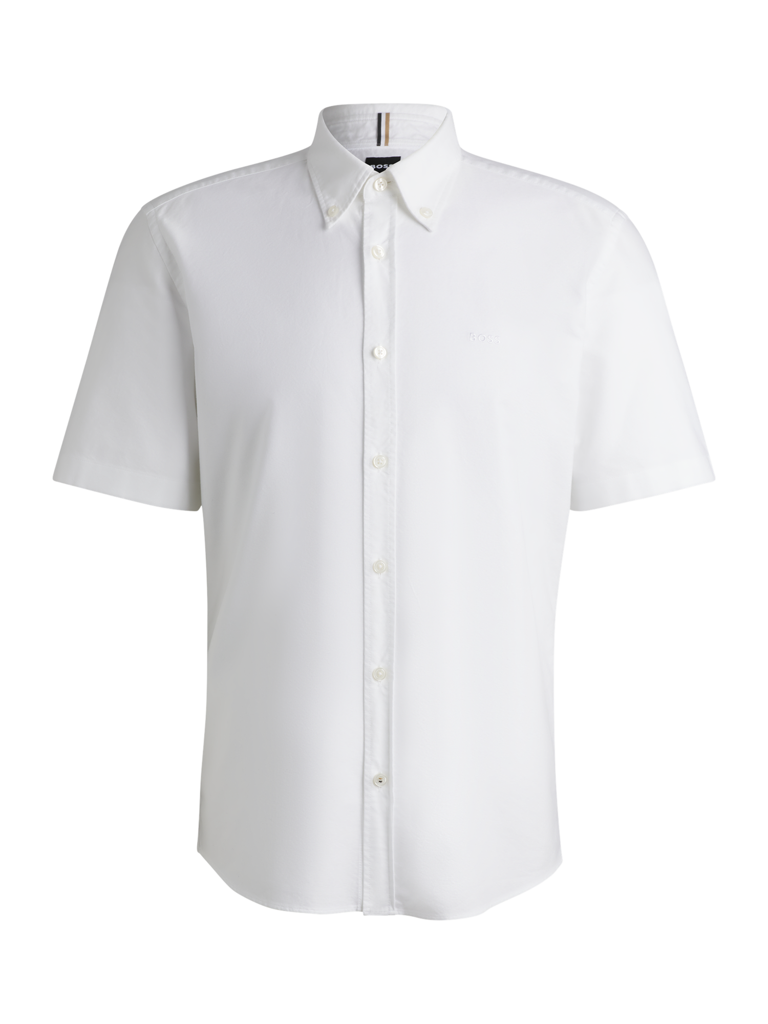 Product image 4 of 6, which shows BOSS Cotton Regular Fit Shirt, White, L