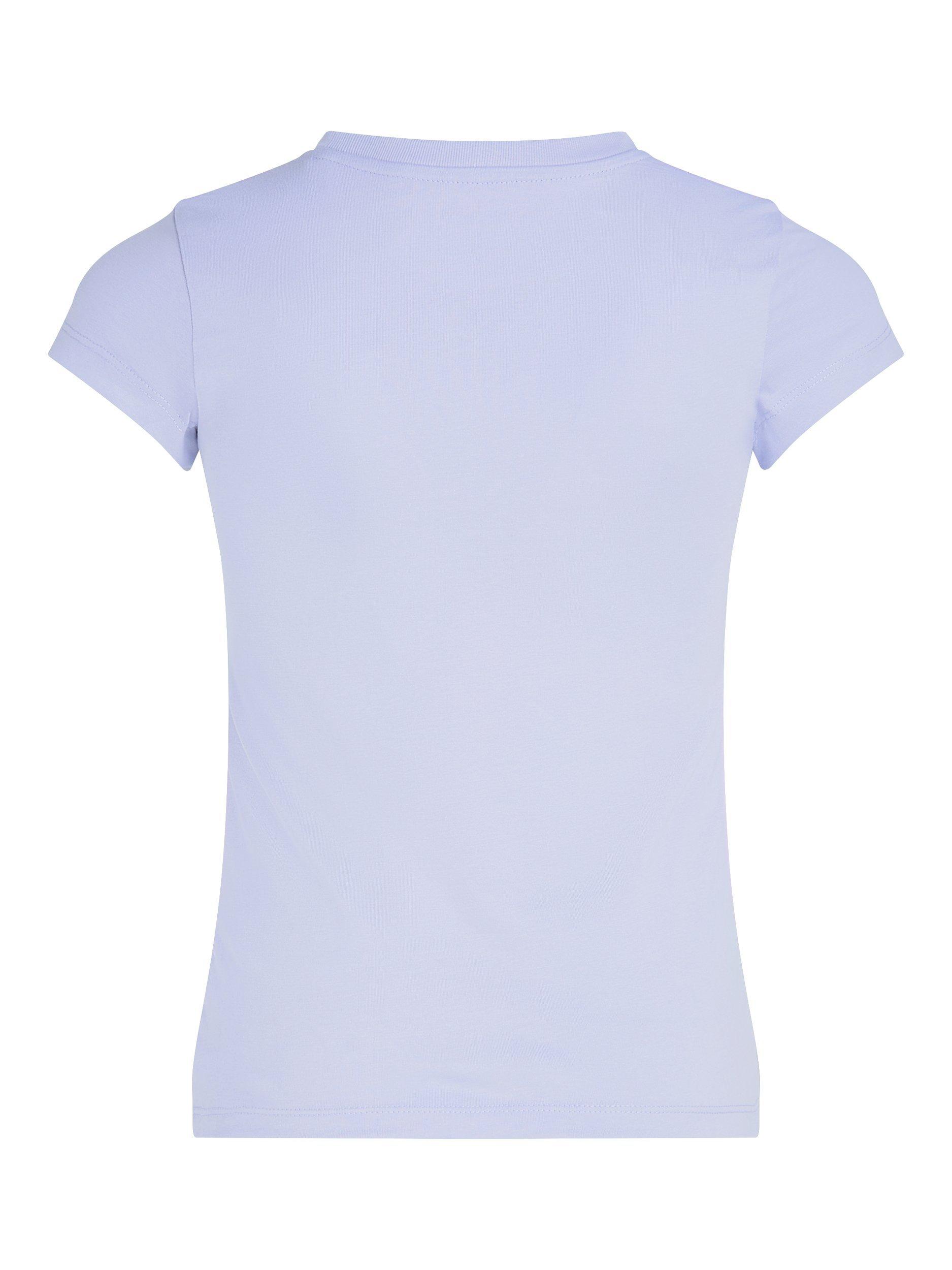 Product image 2 of 3, which shows Calvin Klein Kids' Monogram Cotton T-Shirt, Purple Heather, 4 years