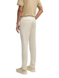BOSS Cotton Blend Slim Fit Chinos, Open White - view 2, Open White