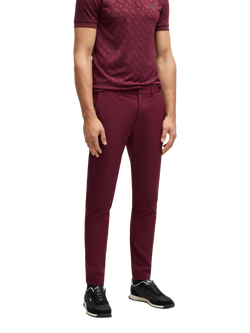 BOSS Regular Fit Chinos, Mid Green, Mid Red