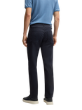HUGO BOSS BOSS Maine Regular Fit Cotton Twill Trousers, Dark Blue