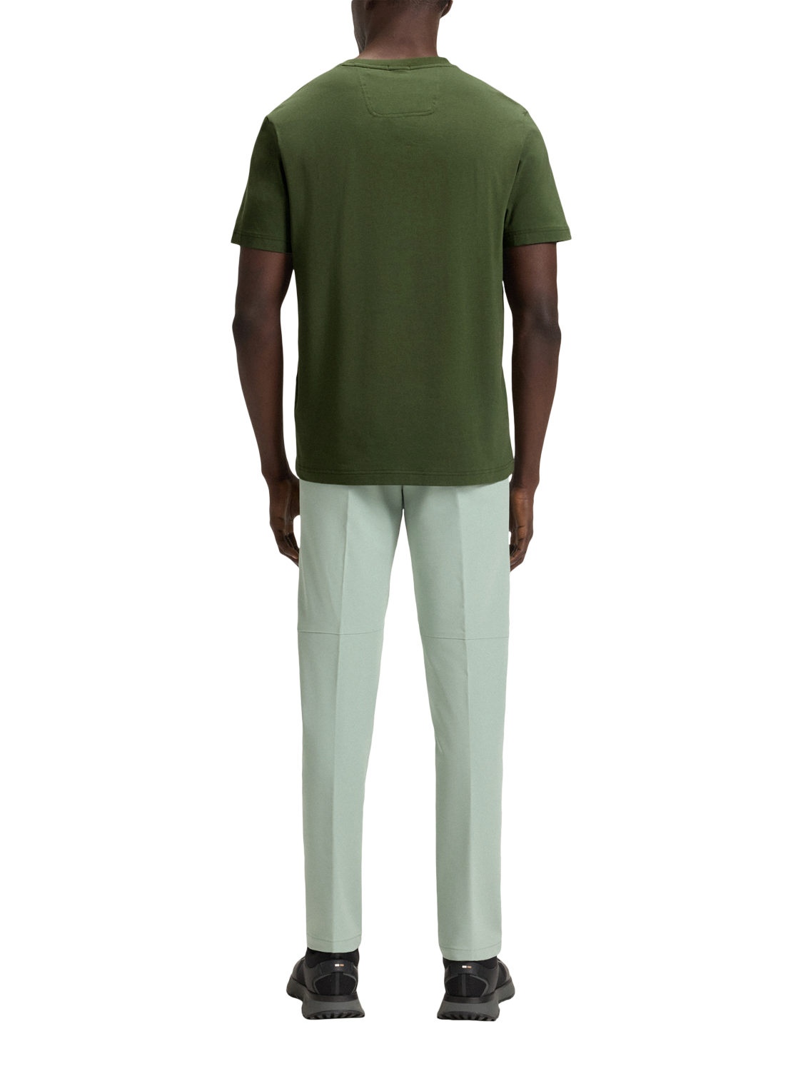 Product image 2 of 5, which shows BOSS Graphic Print Cotton Blend T-Shirt, Green/Multi, L