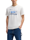 HUGO BOSS BOSS Logo Print Cotton T-Shirt