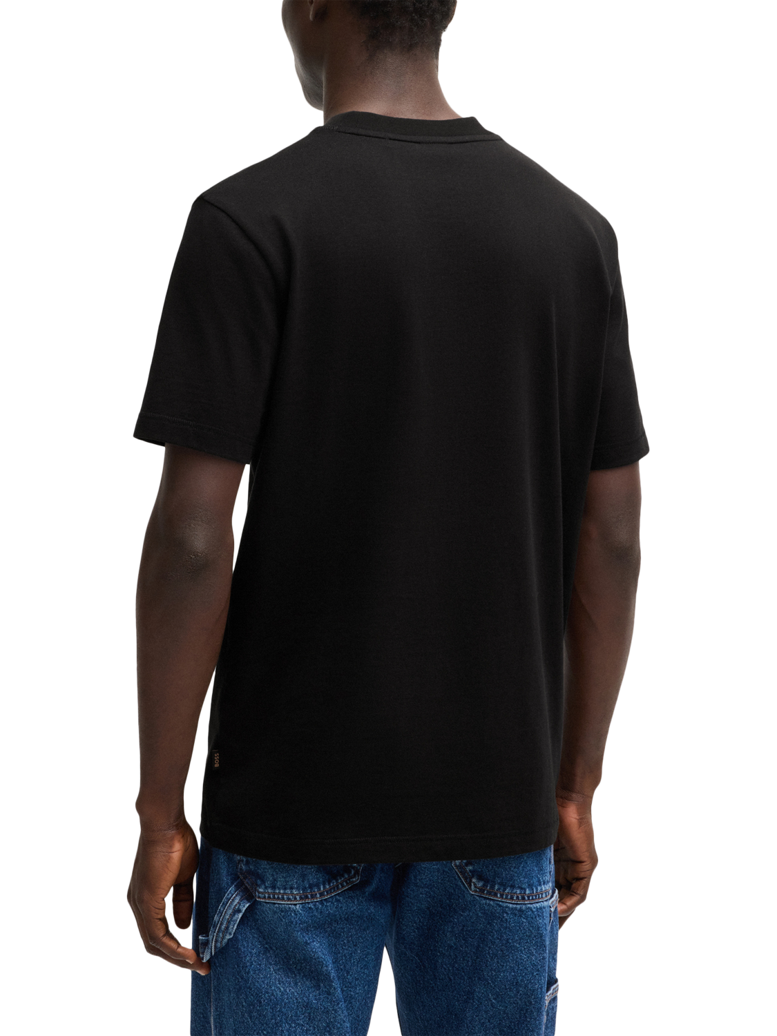 Product image 2 of 5, which shows BOSS Scorpion Logo Cotton Regular Fit Crew Neck T-Shirt, Black, L