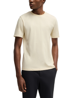 BOSS Cotton Regular Fit T-Shirt, Open White, Open White