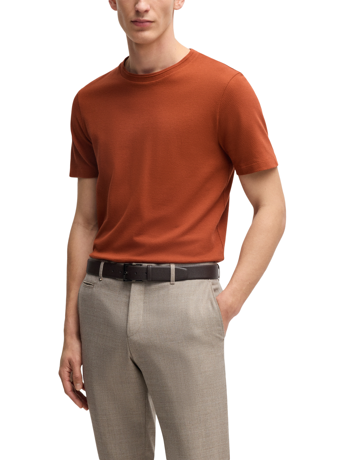 Product image 1 of 5, which shows HUGO BOSS BOSS T-Shirt, Dark Orange, XXXL