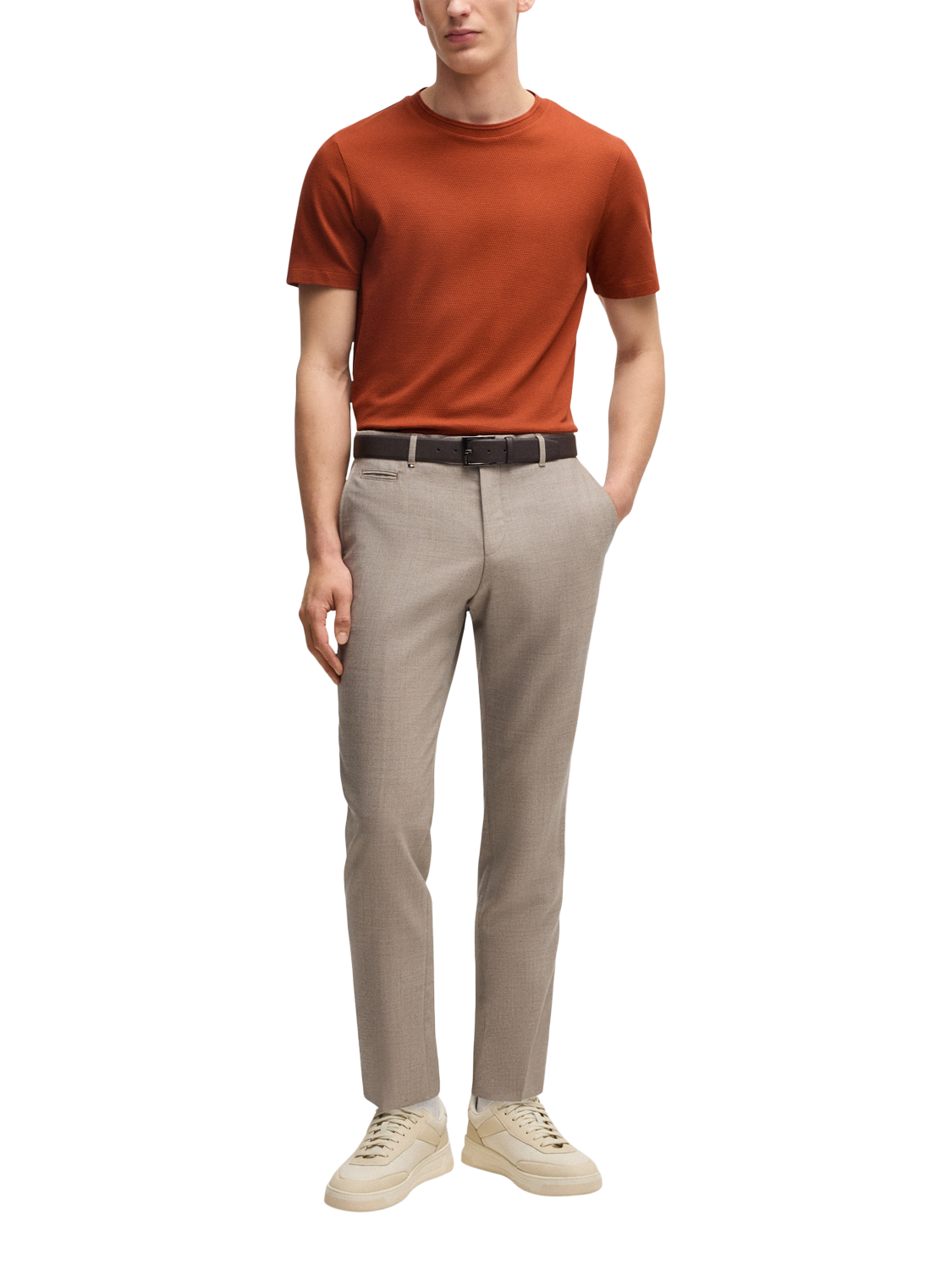 Product image 3 of 5, which shows HUGO BOSS BOSS T-Shirt, Dark Orange, XXXL