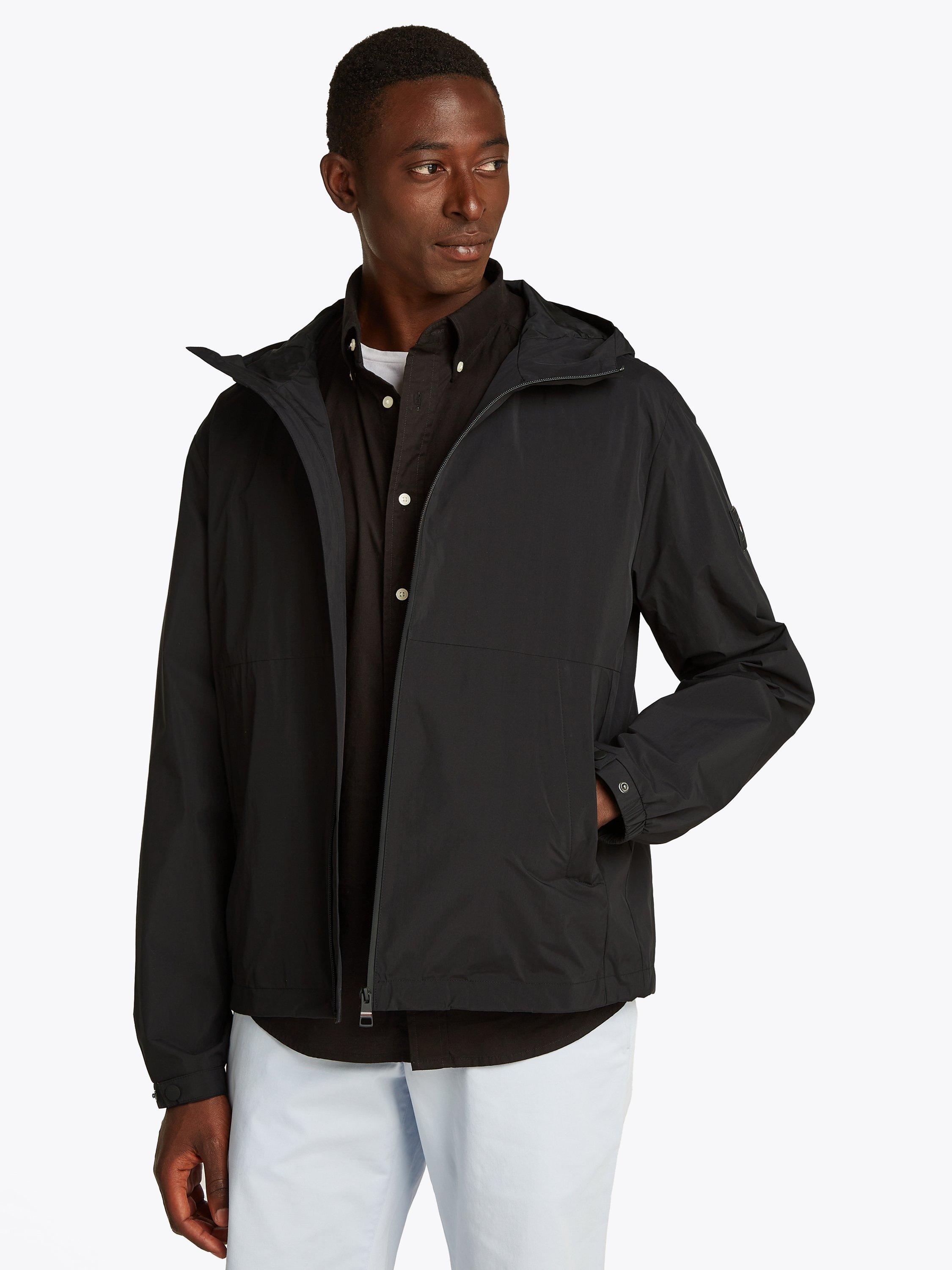 Product image 1 of 6, which shows Tommy Hilfiger Windbreaker Jacket, Black, S