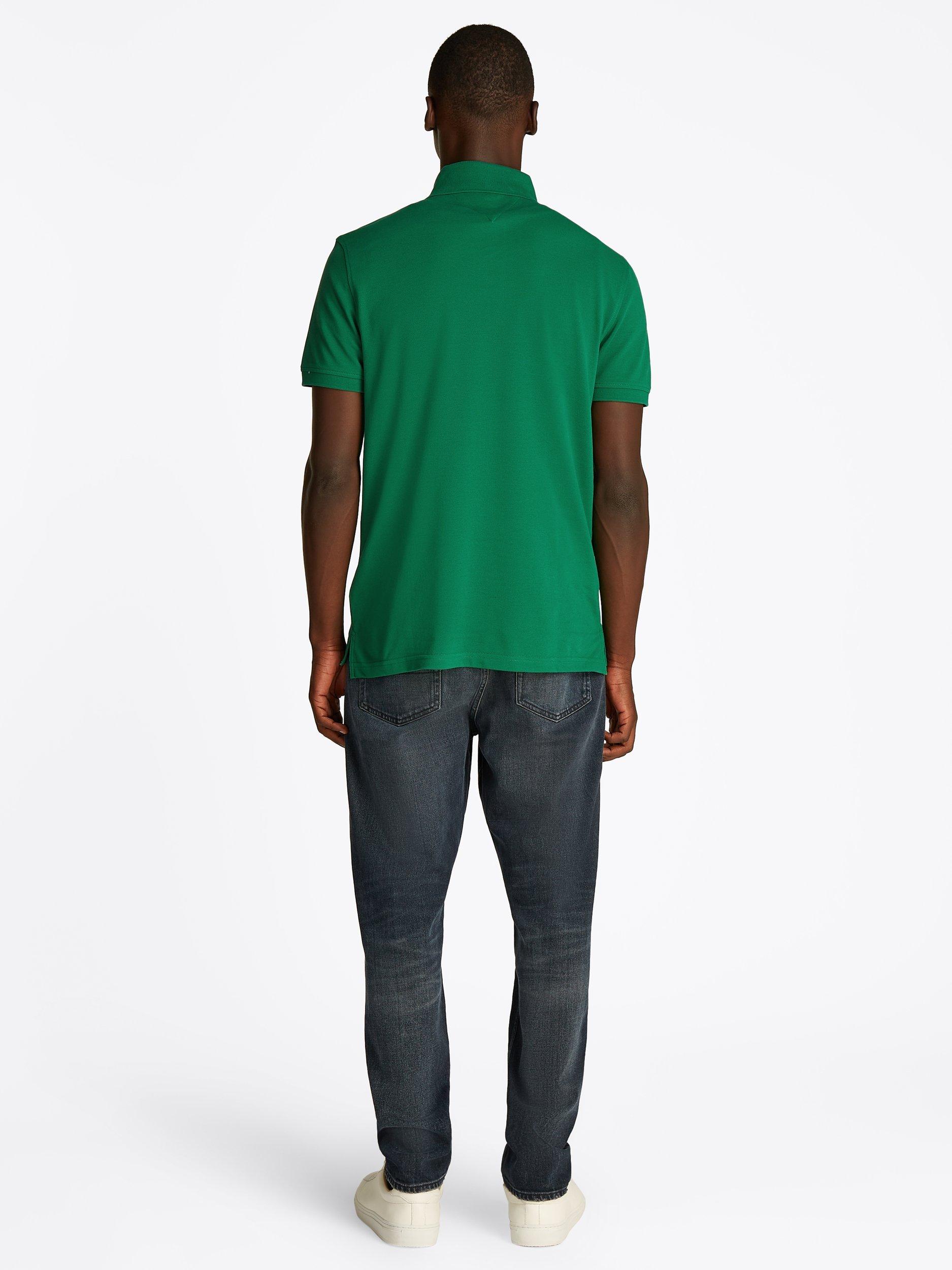 Product image 4 of 8, which shows Tommy Hilfiger 1985 Regular Fit Polo Shirt, Nouveau Green, L