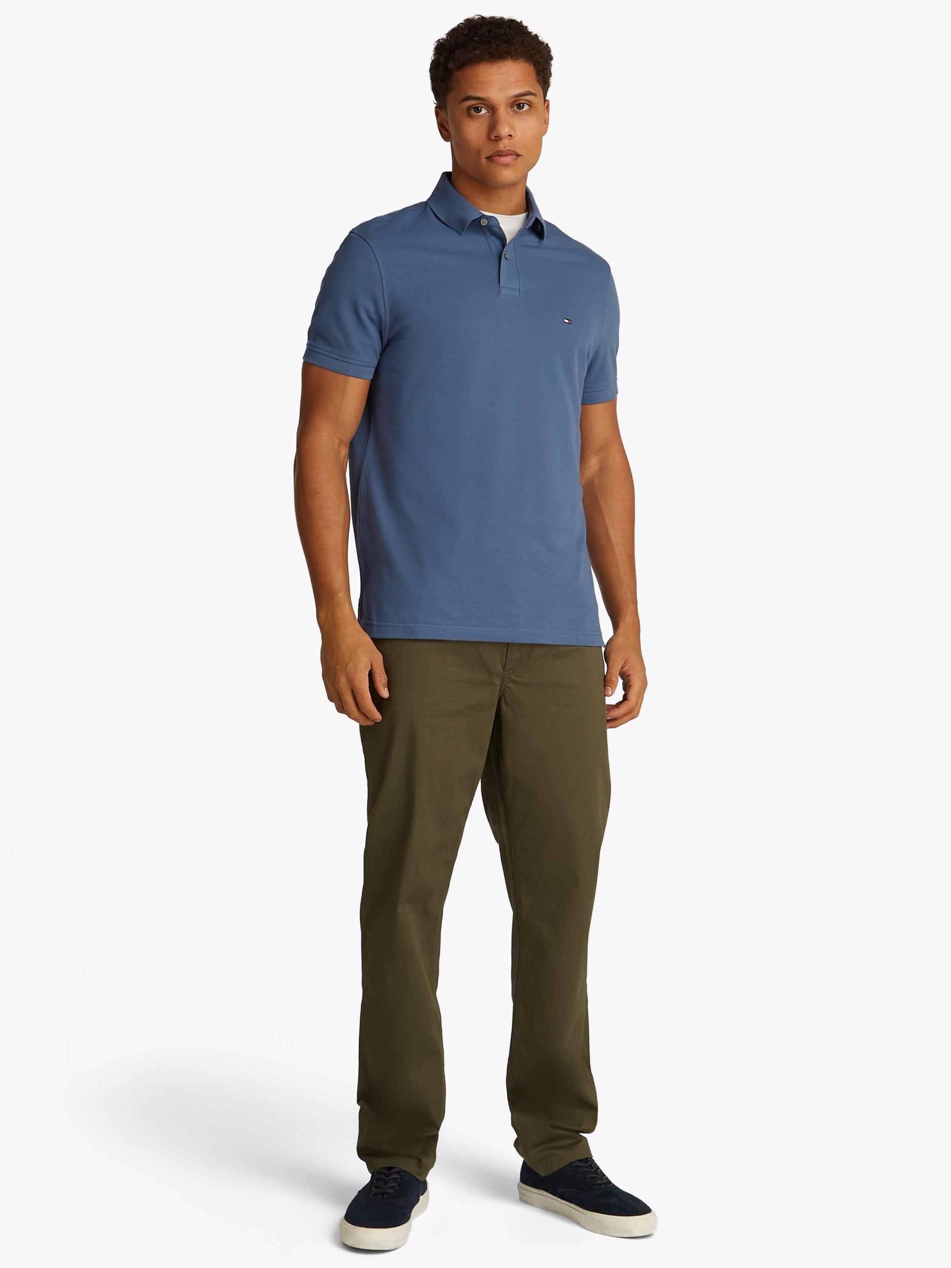 Product image 2 of 8, which shows Tommy Hilfiger 1985 Regular Fit Polo Shirt, Aegean Sea, XS