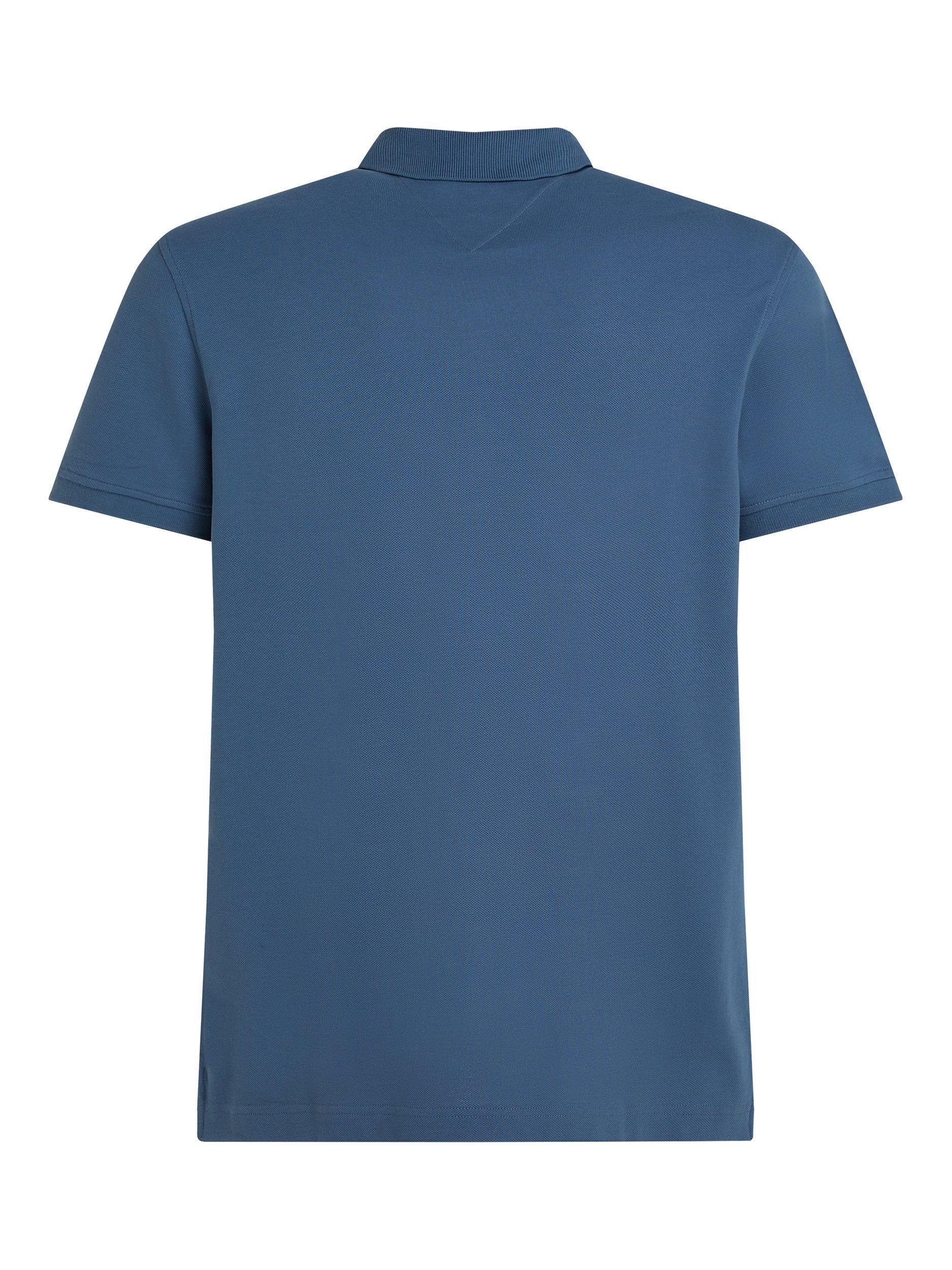 Product image 6 of 8, which shows Tommy Hilfiger 1985 Regular Fit Polo Shirt, Aegean Sea, XS