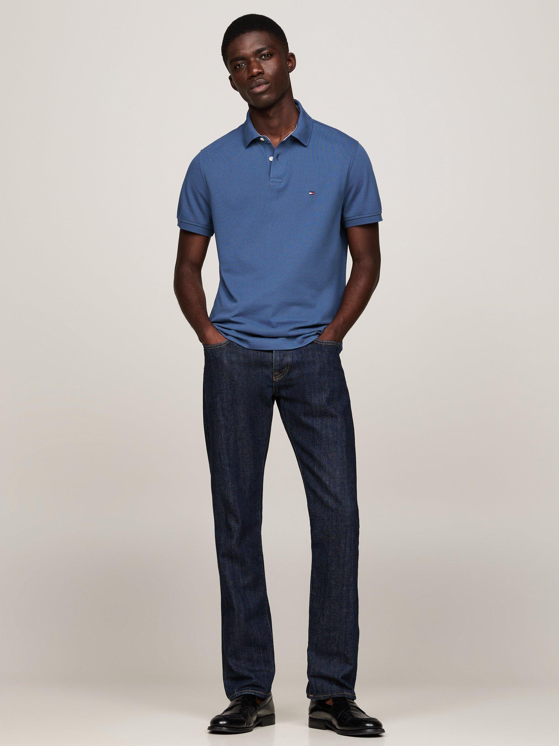 Product image 8 of 8, which shows Tommy Hilfiger 1985 Regular Fit Polo Shirt, Aegean Sea, XS