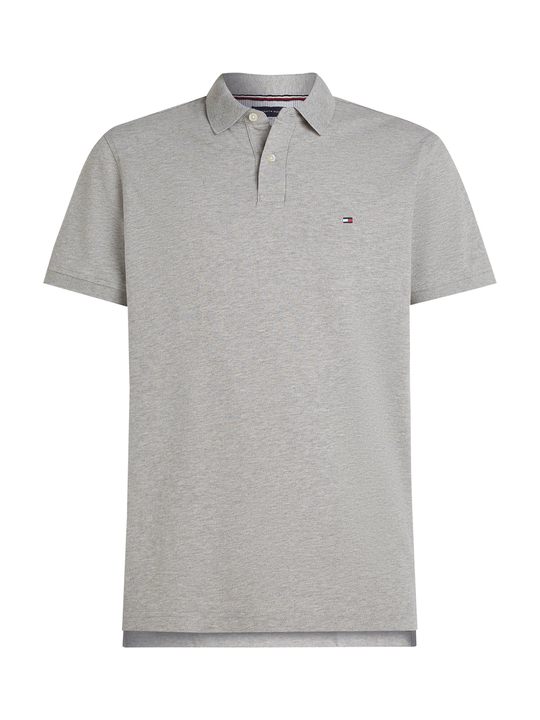 Product image 4 of 6, which shows Tommy Hilfiger 1985 Regular Polo Shirt, Light Grey Heather, M