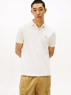 Tommy Hilfiger 1985 Regular Fit Polo Shirt, Ivory Petal