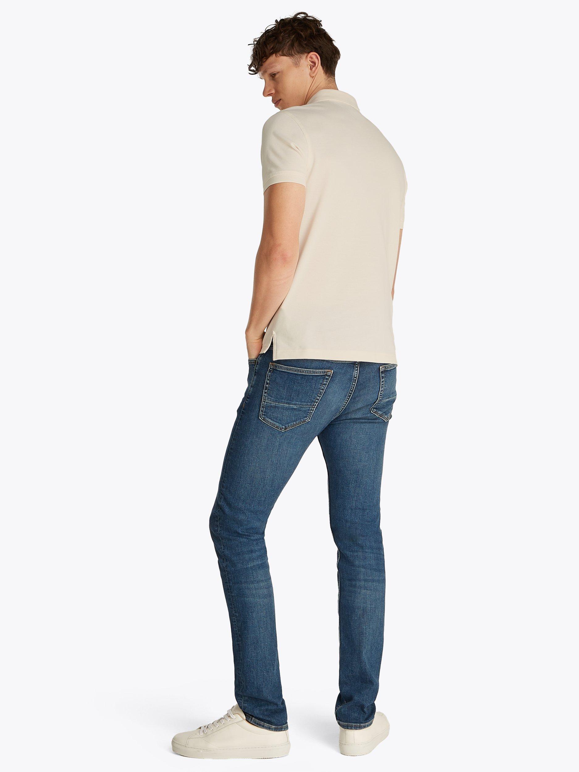 Product image 3 of 8, which shows Tommy Hilfiger 1985 Regular Fit Polo Shirt, Ivory Petal, XS