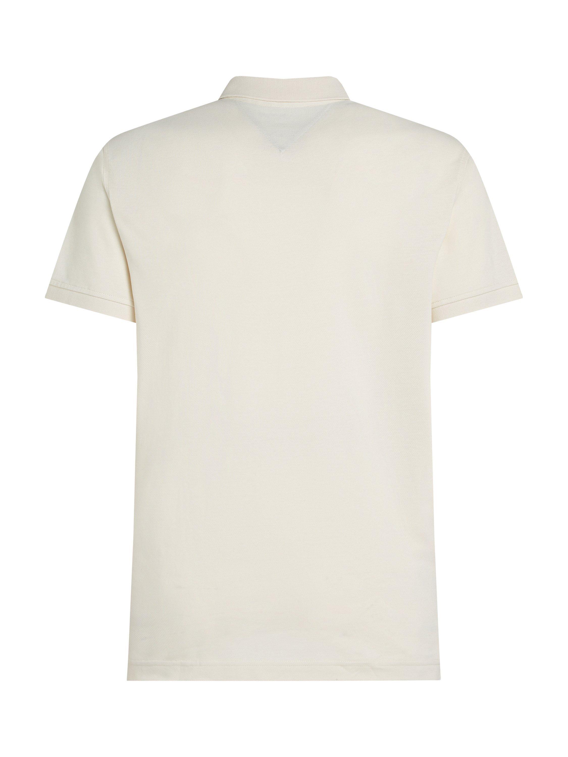 Product image 6 of 8, which shows Tommy Hilfiger 1985 Regular Fit Polo Shirt, Ivory Petal, XS