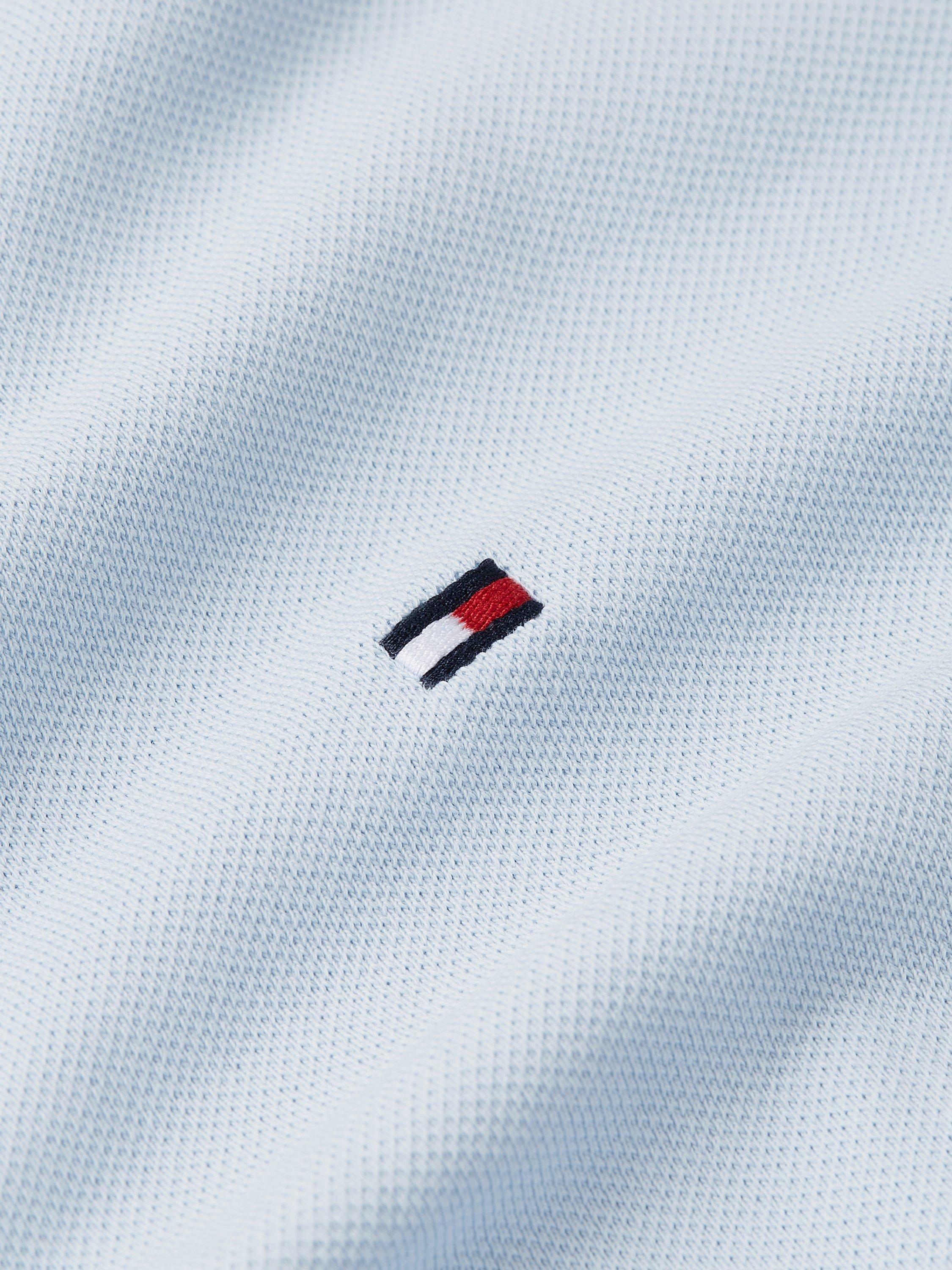 Product image 7 of 8, which shows Tommy Hilfiger 1985 Slim Fit Polo Shirt, Breezy Blue, S