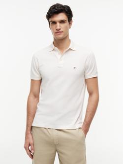 Tommy Hilfiger 1985 Slim Fit Polo Shirt, Ivory Petal