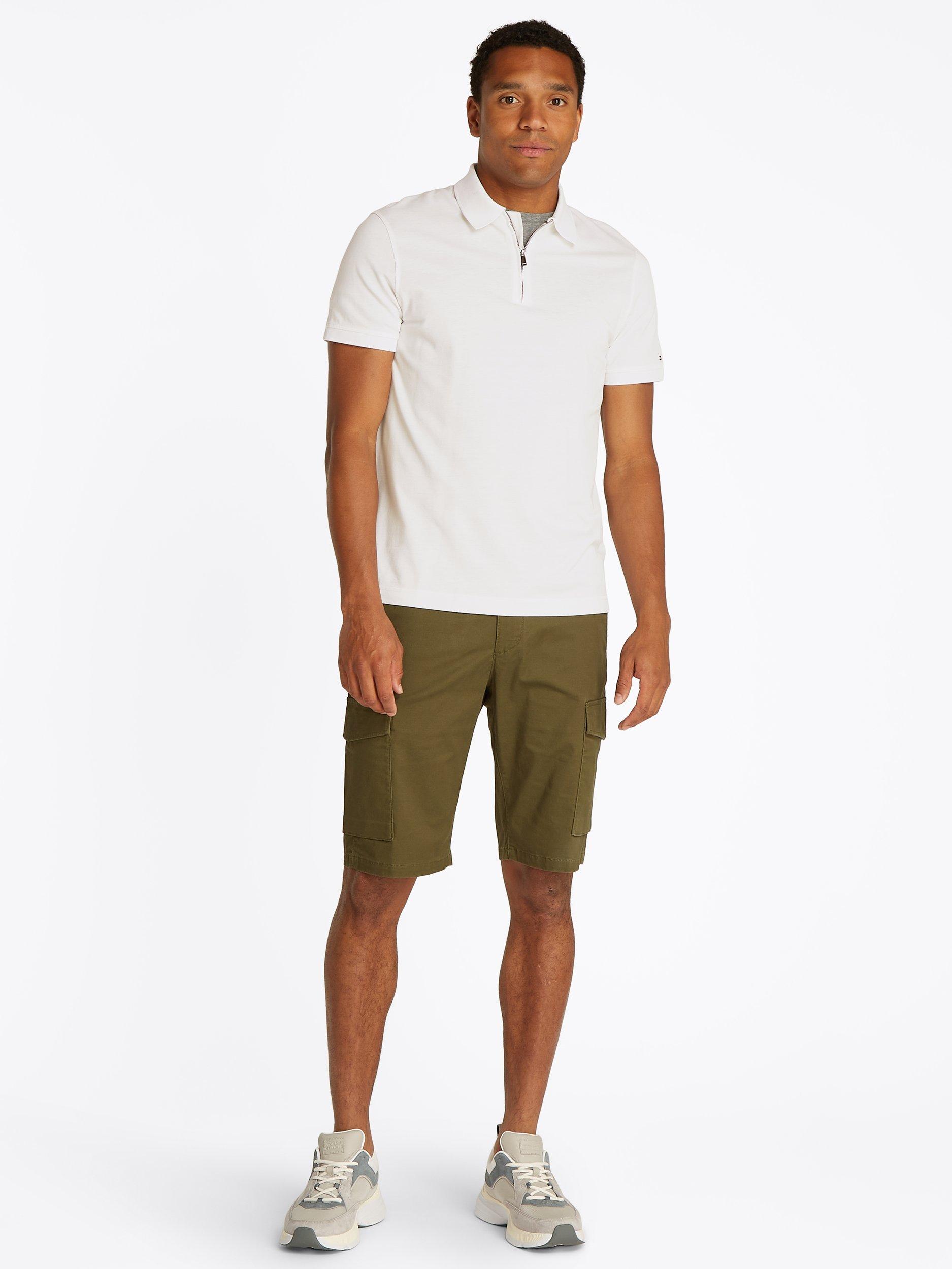 Product image 2 of 6, which shows Tommy Hilfiger Performance Regular Fit Polo Shirt, Optic White, S