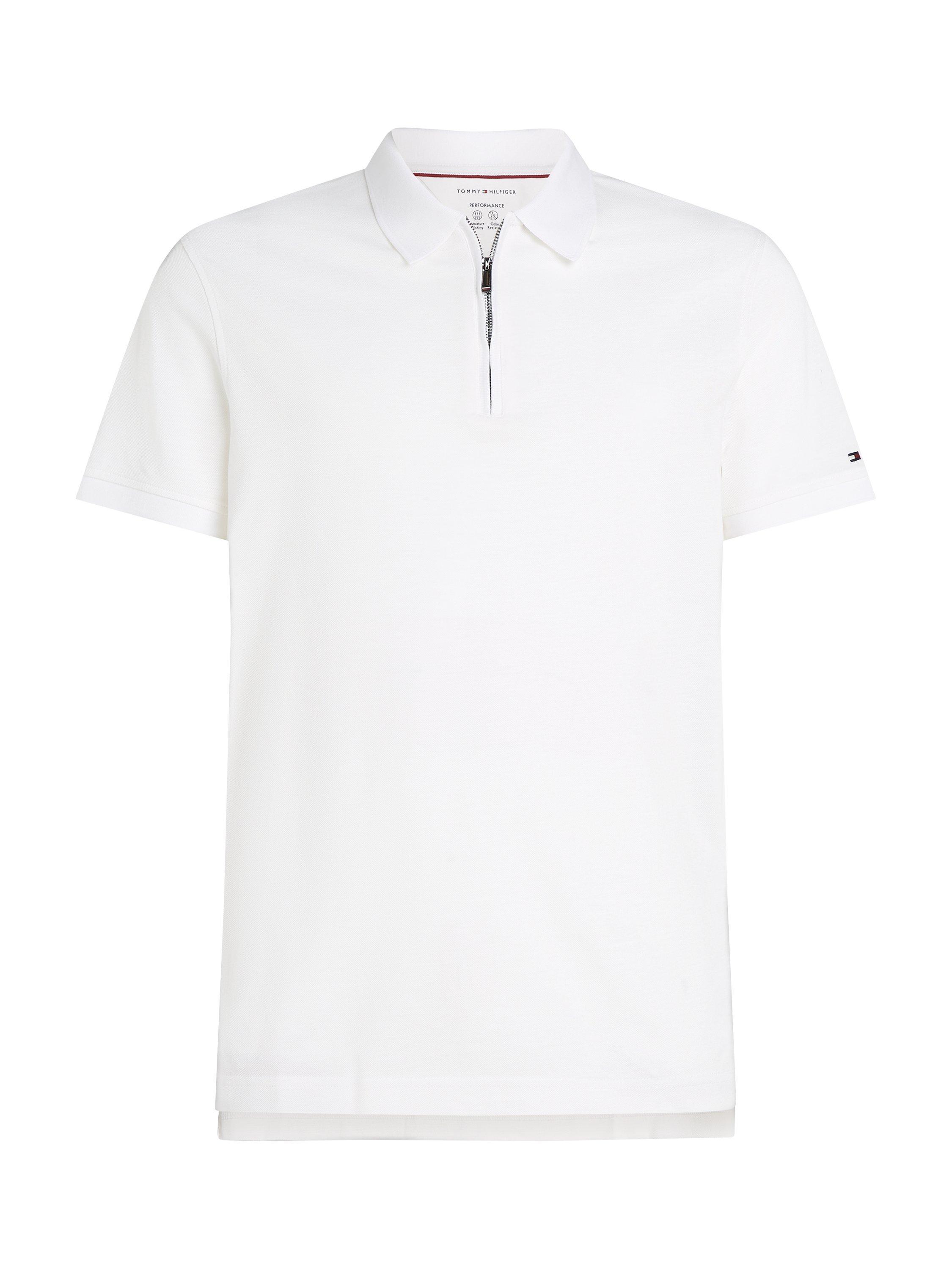 Product image 5 of 6, which shows Tommy Hilfiger Performance Regular Fit Polo Shirt, Optic White, S