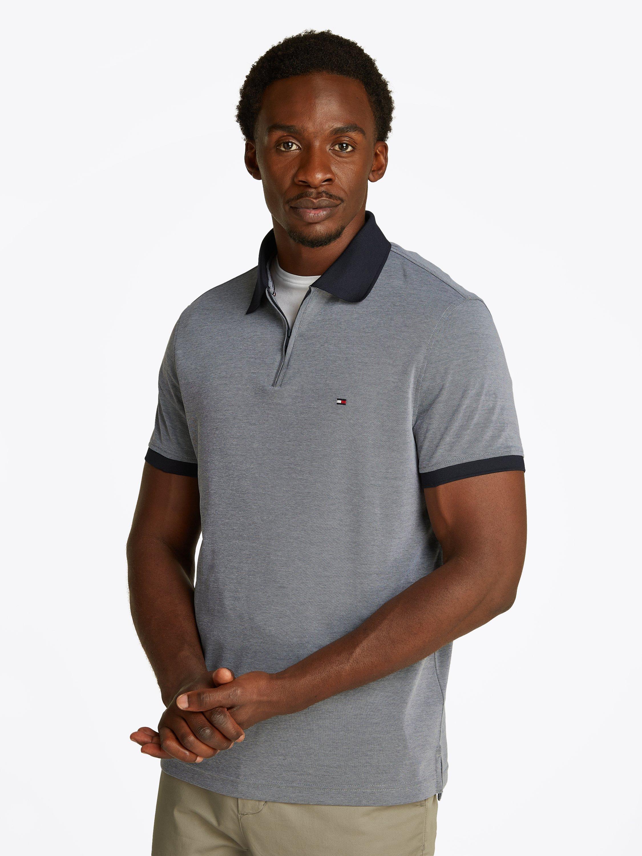 Tommy Hilfiger Performance Regular Fit Polo Shirt, Desert Sky/White