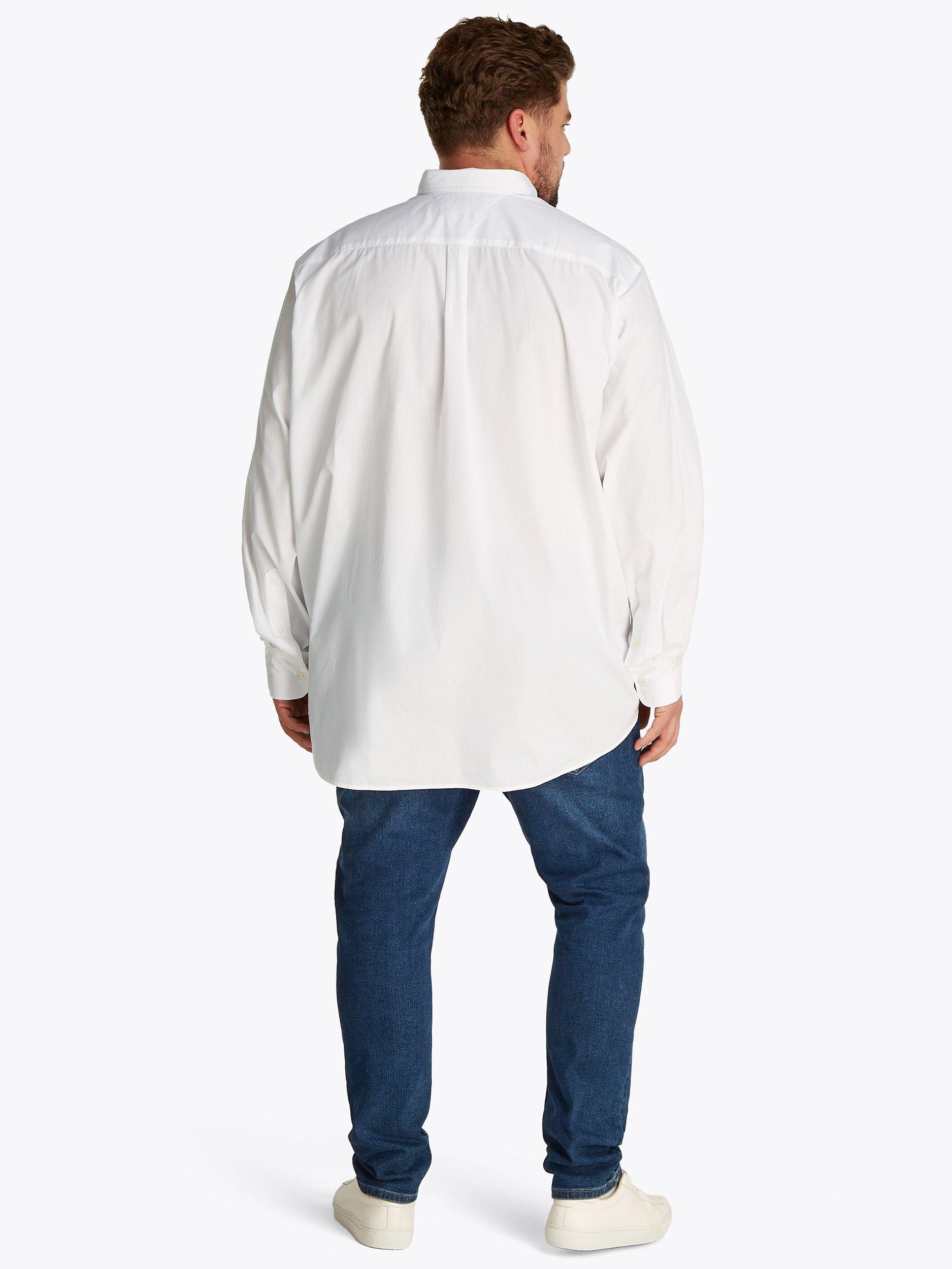 Product image 2 of 6, which shows Tommy Hilfiger Flex Poplin Cotton Regular Fit Shirt, White, 4XL