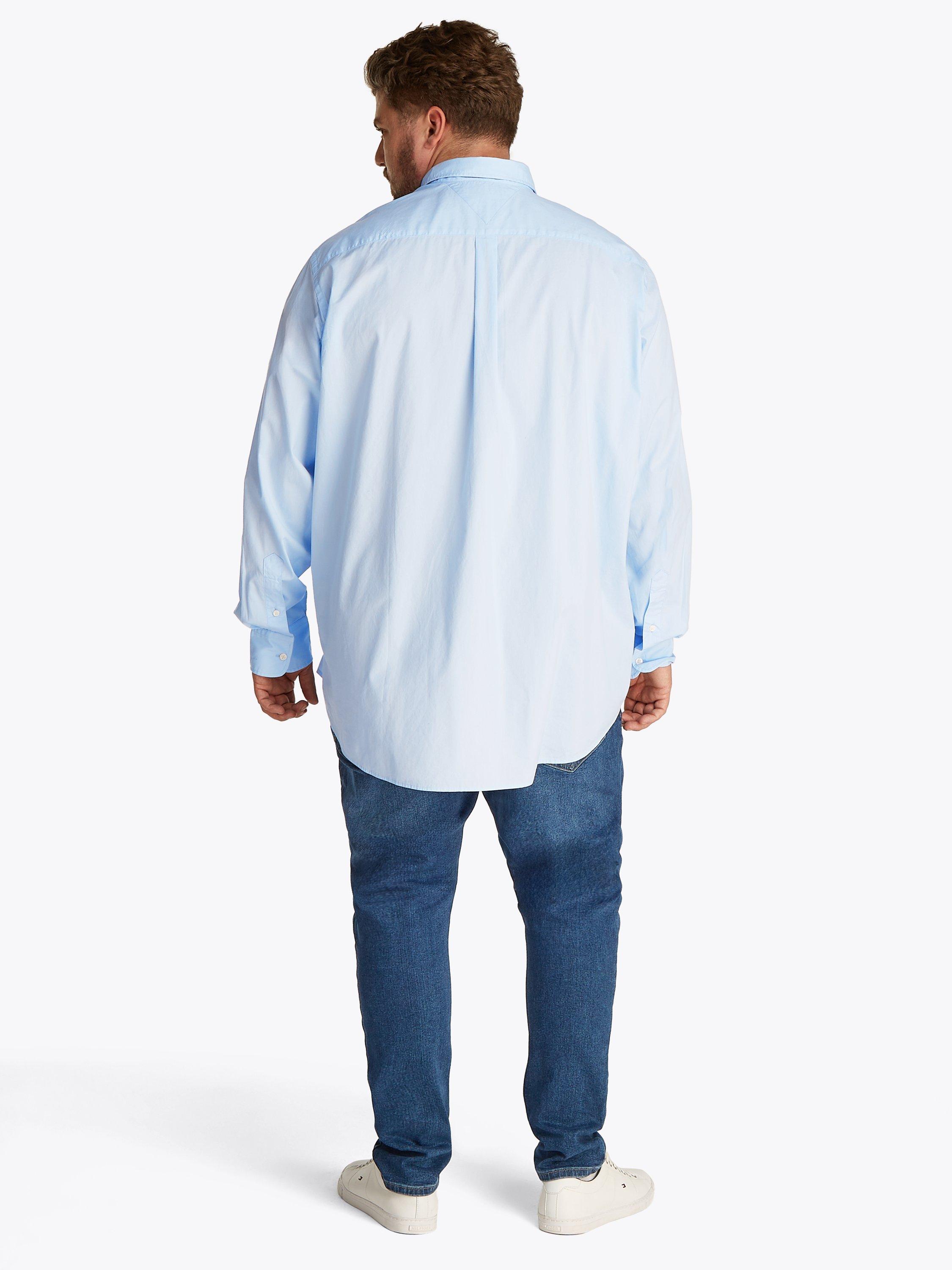 Product image 2 of 6, which shows Tommy Hilfiger Plus Cotton Regular Fit Shirt, Sweet Blue, XXXL