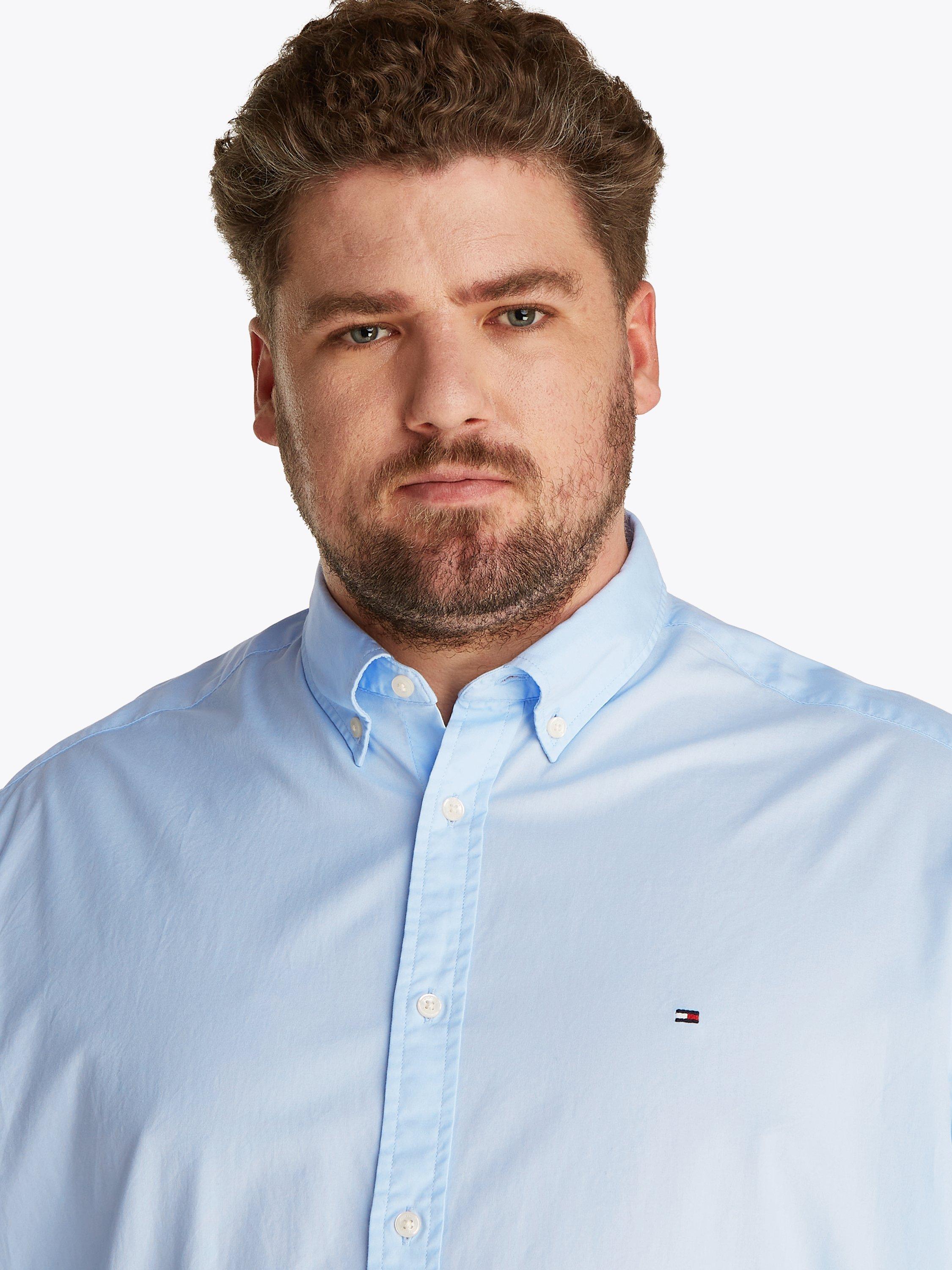 Product image 4 of 6, which shows Tommy Hilfiger Plus Cotton Regular Fit Shirt, Sweet Blue, XXXL