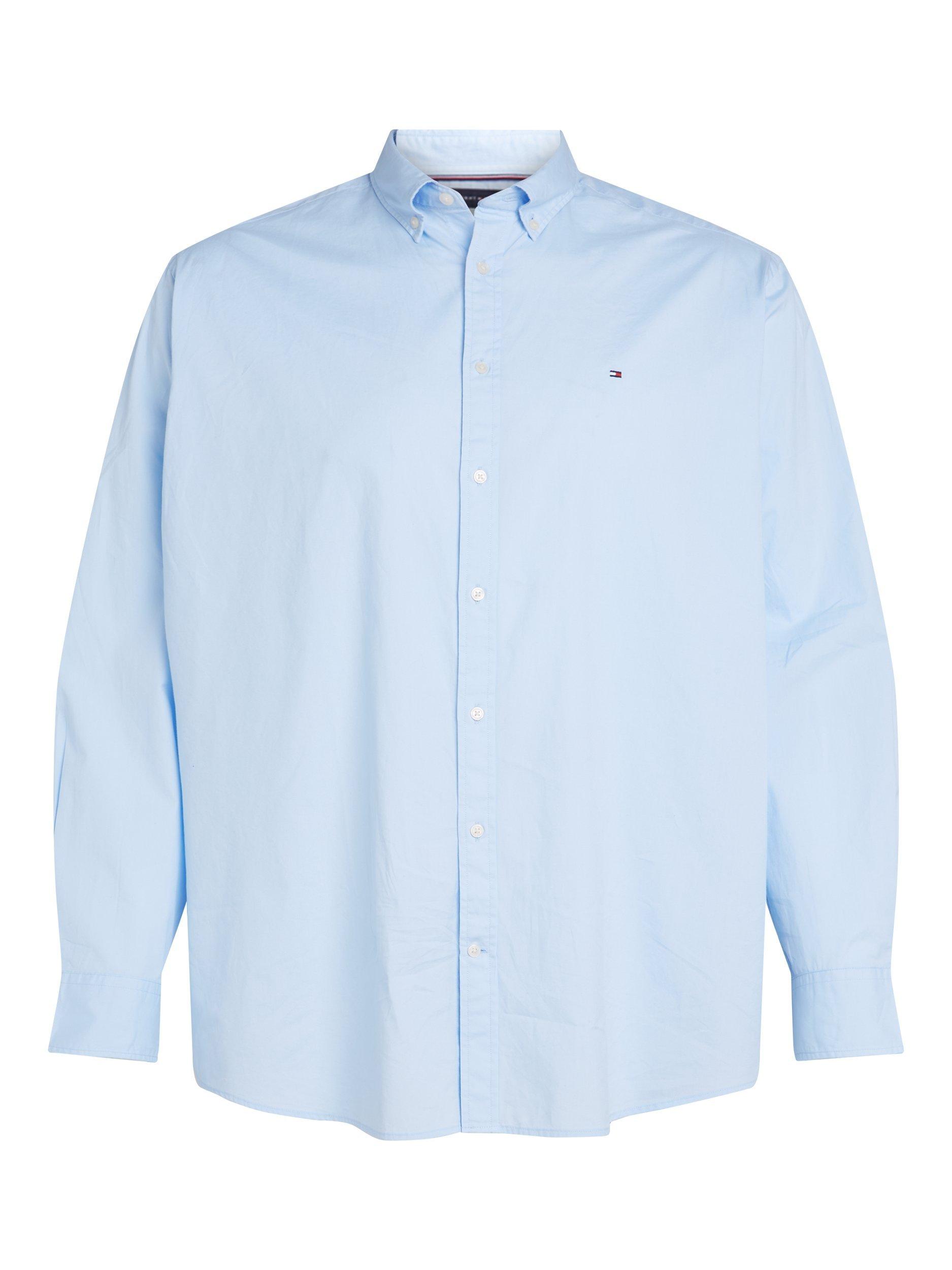 Product image 5 of 6, which shows Tommy Hilfiger Plus Cotton Regular Fit Shirt, Sweet Blue, XXXL
