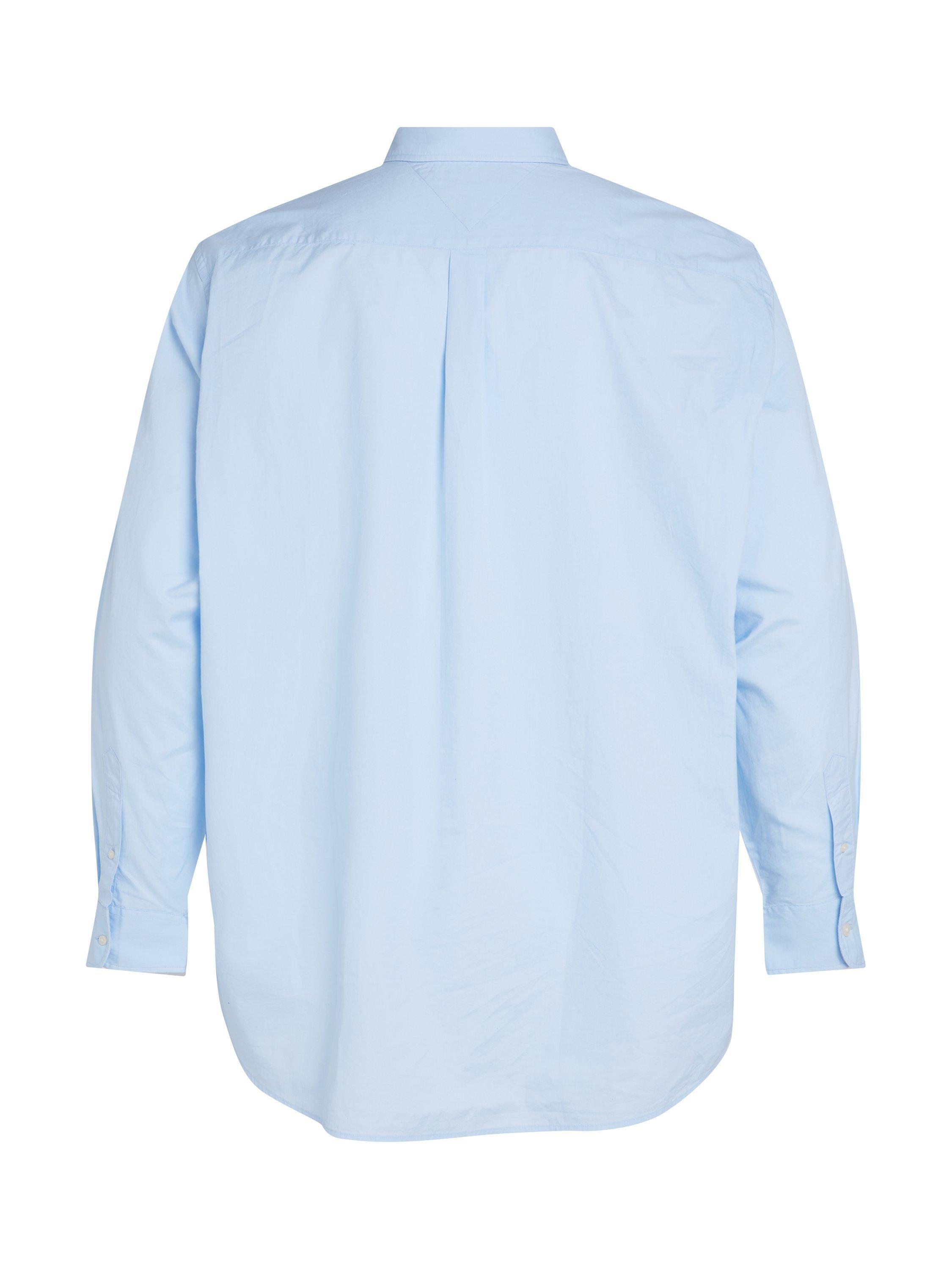 Product image 6 of 6, which shows Tommy Hilfiger Plus Cotton Regular Fit Shirt, Sweet Blue, XXXL