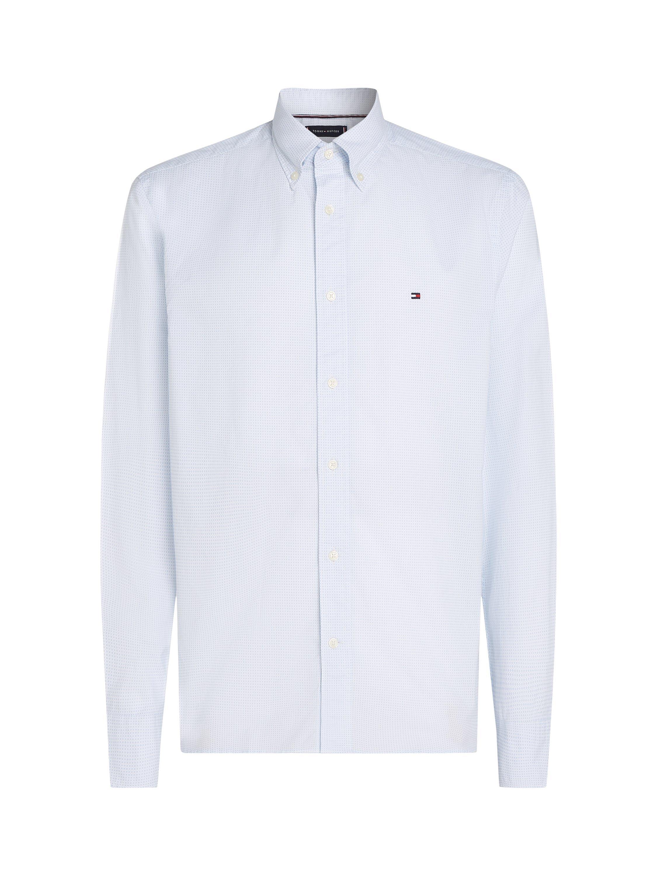 Product image 5 of 6, which shows Tommy Hilfiger Cotton Flex Poplin Regular Fit Shirt, Optic White, S
