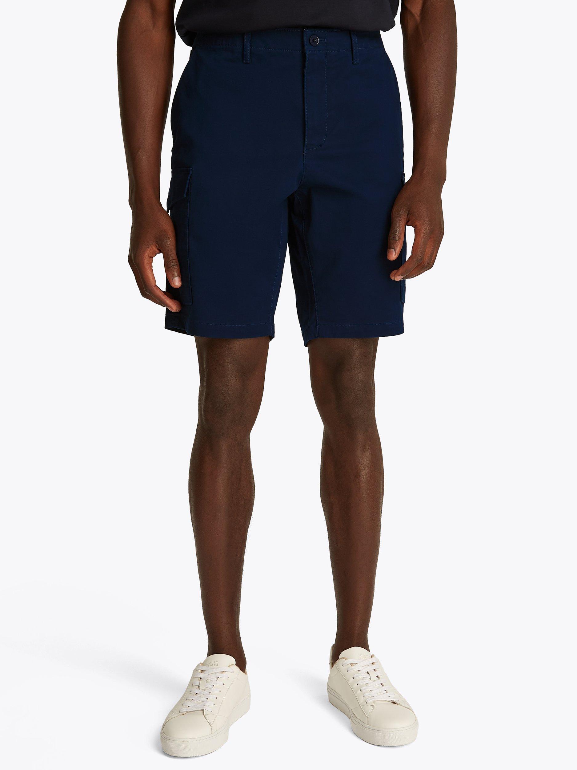 Product image 1 of 6, which shows Tommy Hilfiger Harlem Cotton Blend Cargo Shorts, Night Sky, 30R