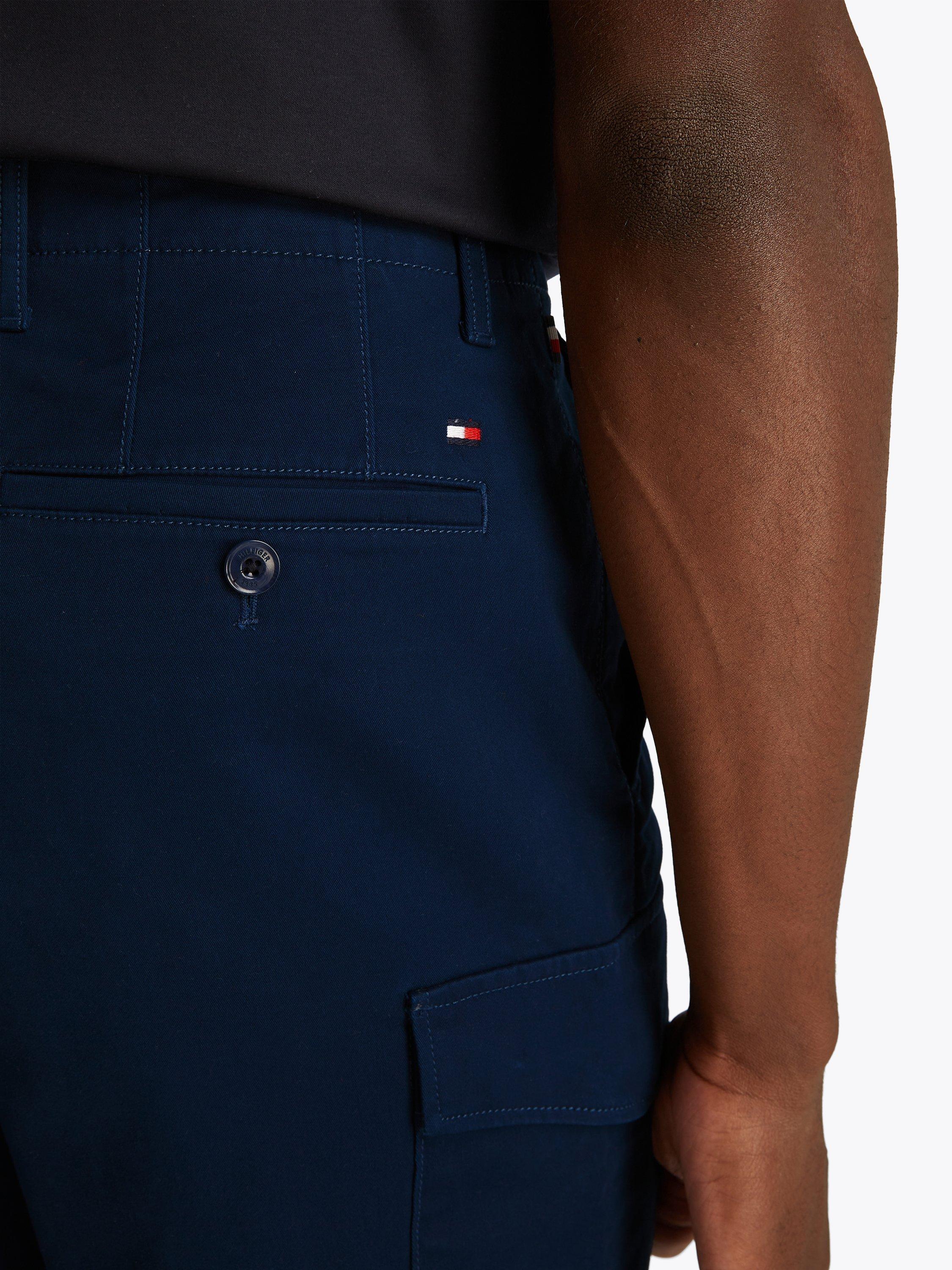 Product image 4 of 6, which shows Tommy Hilfiger Harlem Cotton Blend Cargo Shorts, Night Sky, 30R