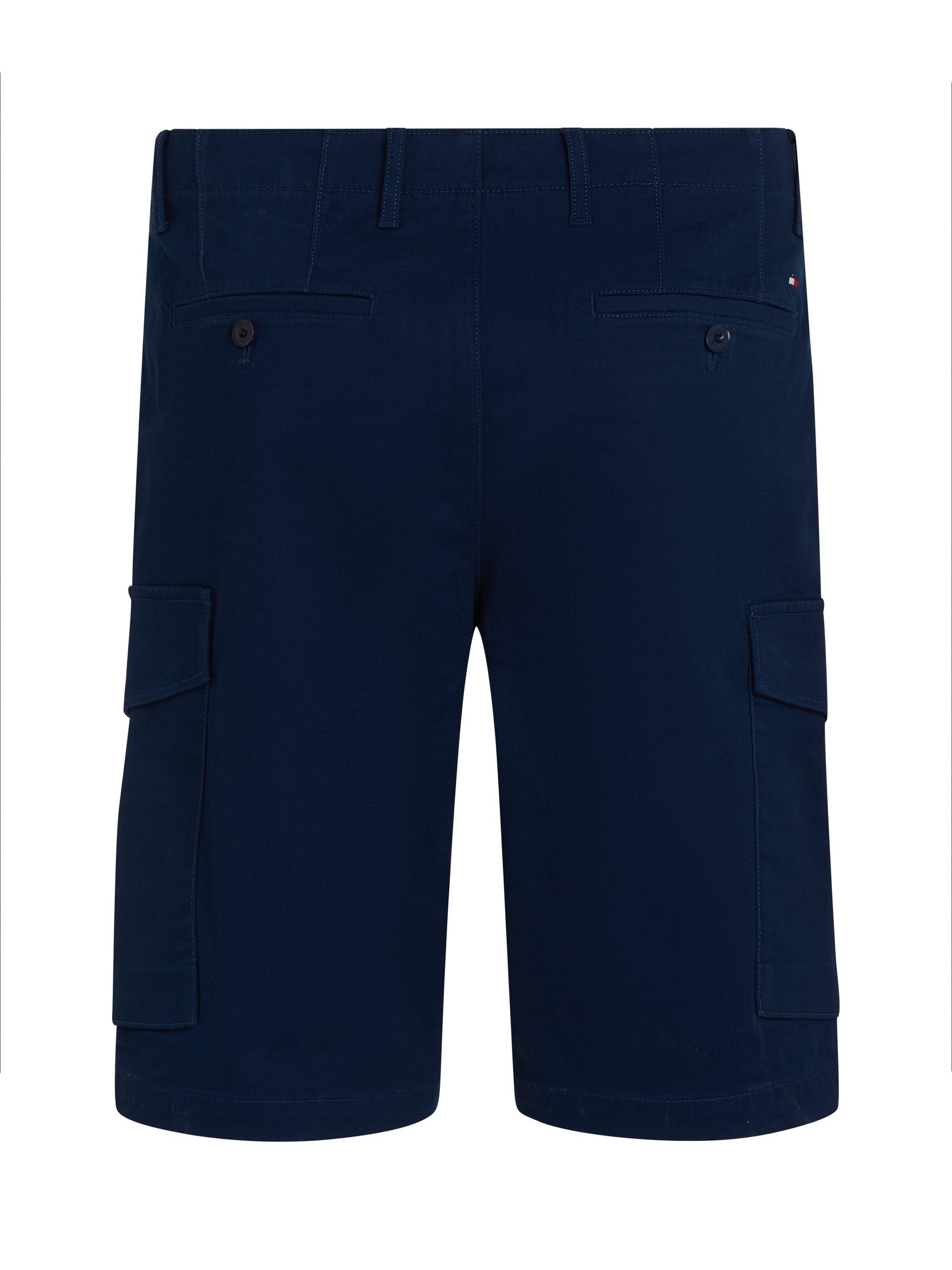 Product image 6 of 6, which shows Tommy Hilfiger Harlem Cotton Blend Cargo Shorts, Night Sky, 30R