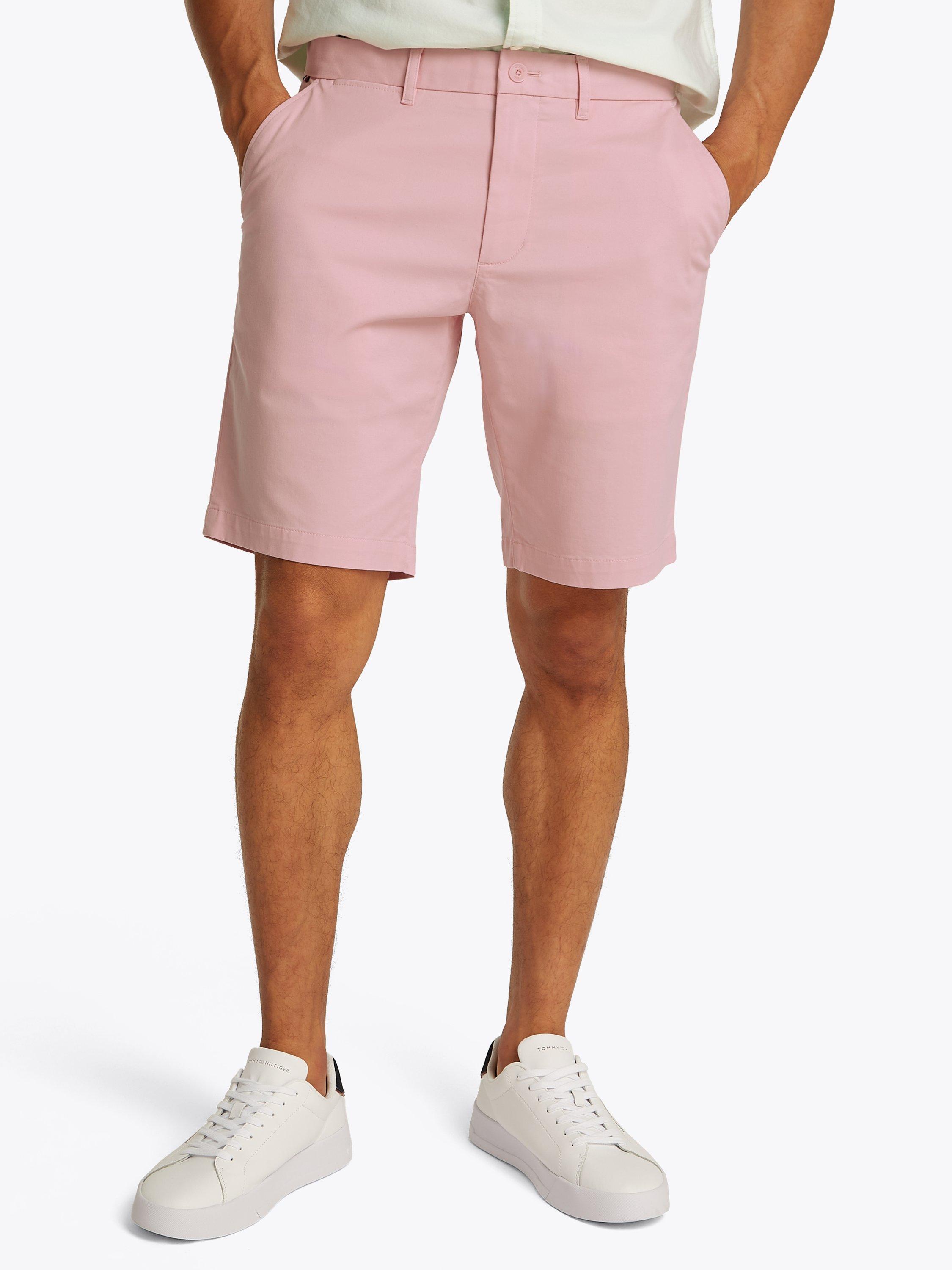 Product image 1 of 6, which shows Tommy Hilfiger 1985 Harlem Chino Shorts, Pink, 30R