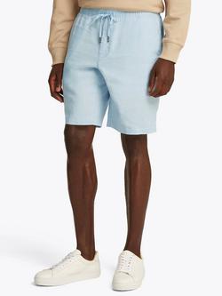 Tommy Hilfiger Harlem Linen Blend Chino Shorts, Breezy Blue