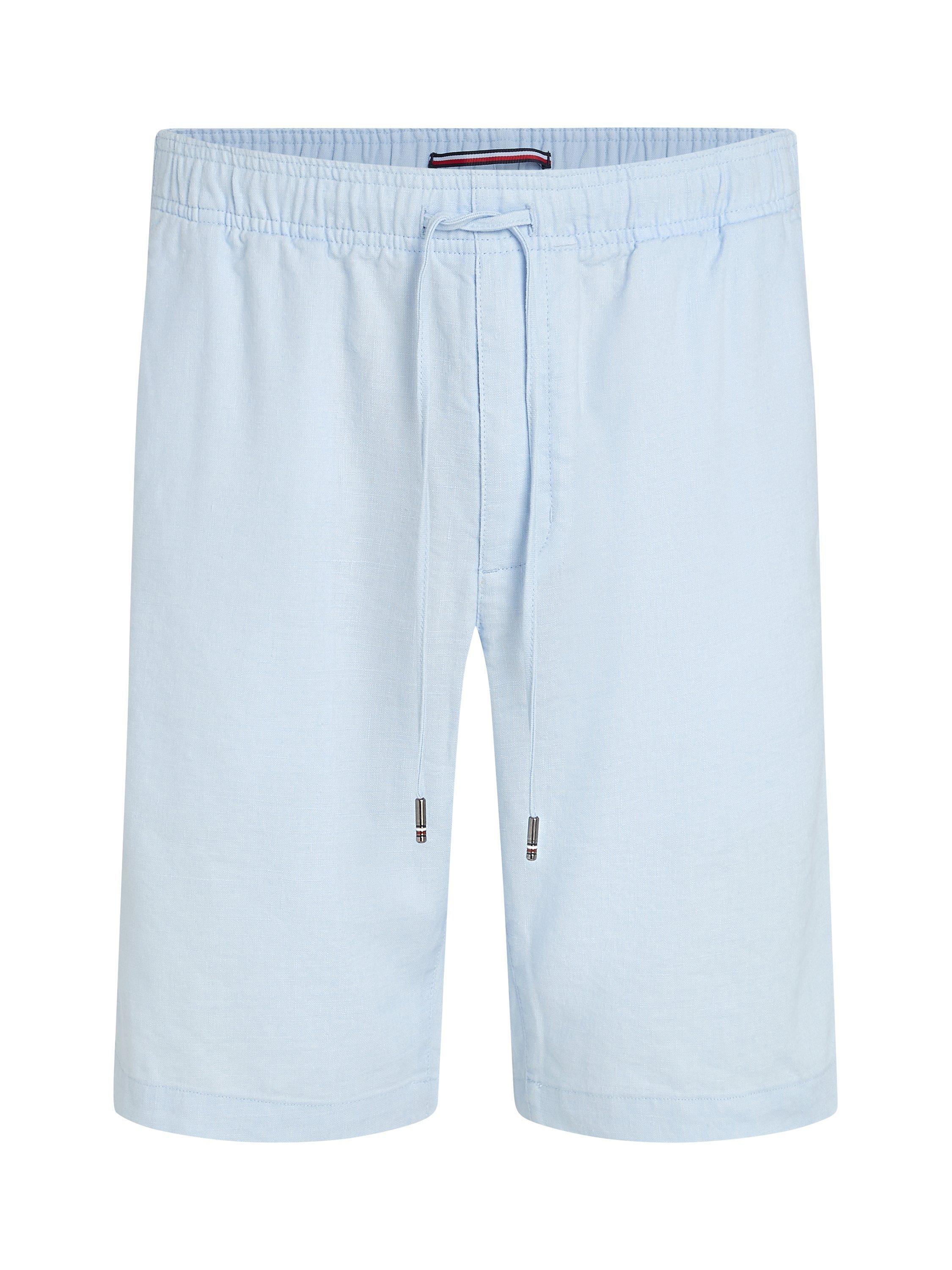 Product image 5 of 6, which shows Tommy Hilfiger Harlem Linen Blend Chino Shorts, Breezy Blue, 32R