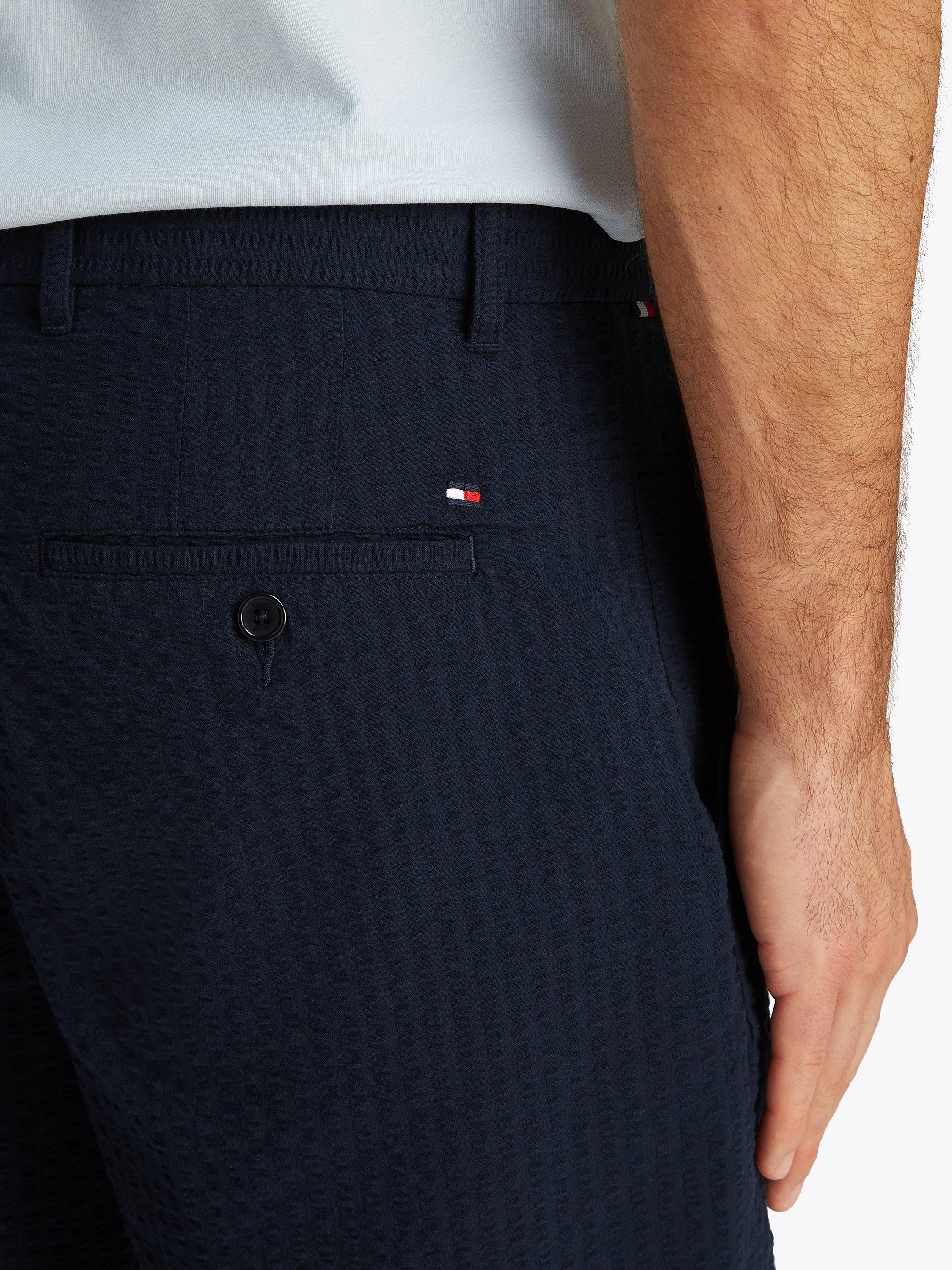 Product image 4 of 6, which shows Tommy Hilfiger Seersucker Shorts, Navy, 30R