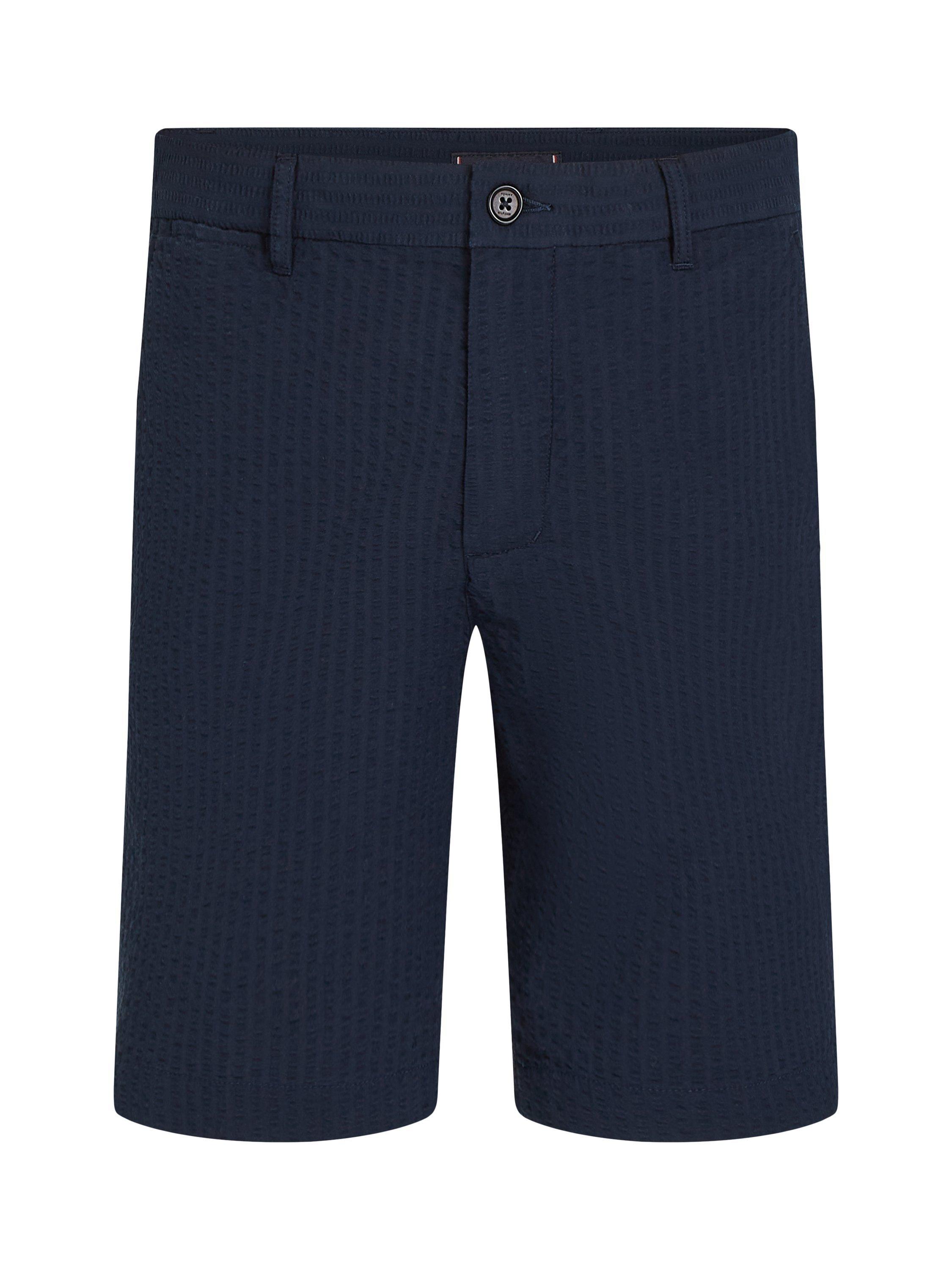 Product image 5 of 6, which shows Tommy Hilfiger Seersucker Shorts, Navy, 30R