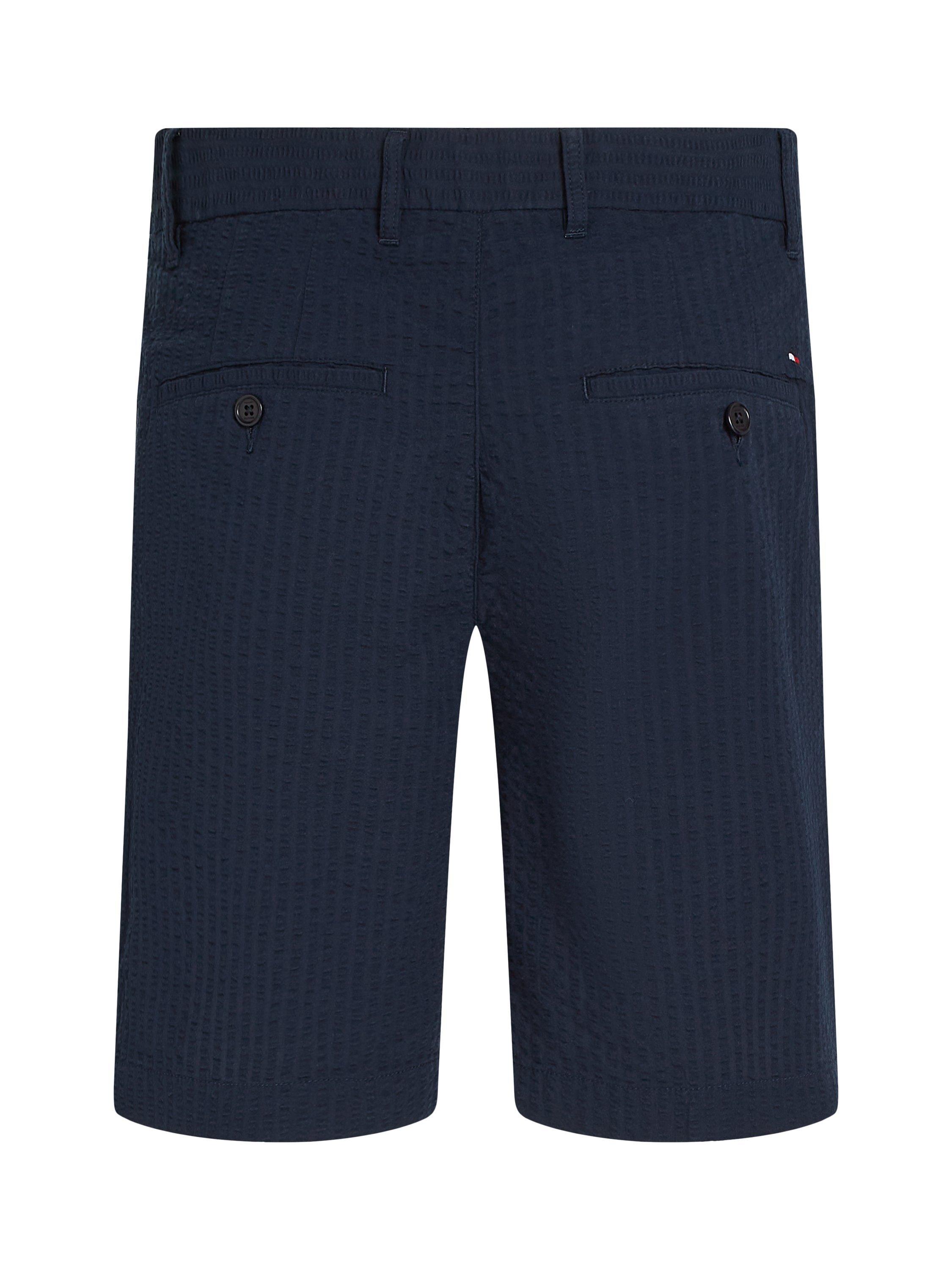 Product image 6 of 6, which shows Tommy Hilfiger Seersucker Shorts, Navy, 30R