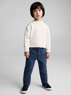 Mango Kids' Luca Jumper, Light Beige - view 2, Light Beige