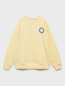 Mango Kids' Wind Sweatshirt, Yellow, Yellow