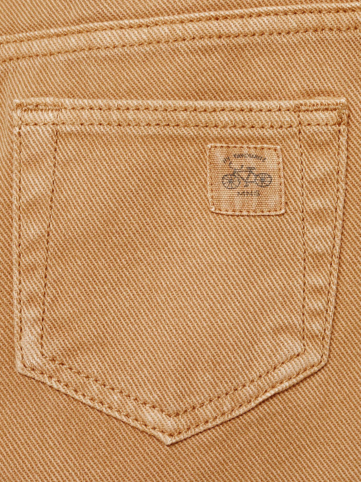Product image 5 of 6, which shows Mango Kids' Bruno Straight Leg Chinos, Camel, 12-18 months